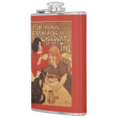 チョコレートおよび茶Co母および娘 フラスク (左)