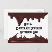 チョコレートが何でも食べた日 ポストカード (正面/裏面)