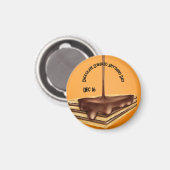 チョコレートが何でも食べた日 マグネット (正面/裏面)