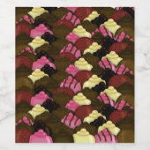 チョコレートが多すぎない – バレンタインデイキャンディ ワインラベル (シングルラベル)