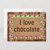 チョコレートが大好き ポストカード (正面/裏面)