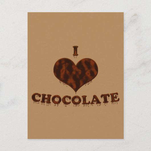 チョコレートが大好き ポストカード (正面)