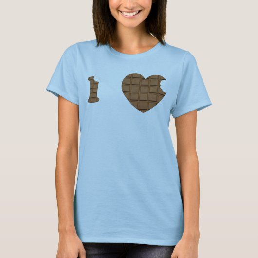 チョコレートが大好き Tシャツ (正面)