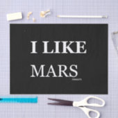 チョコレートが好き火星 薄葉紙 (クラフト)