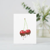 チョコレートさくらんぼ ポストカード (スタンド正面)