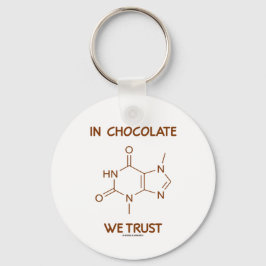 チョコレートではTheobromine分子を信頼する キーホルダー