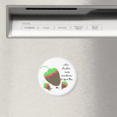 チョコレートでコーティングしたイチゴ マグネット (インサイチュ (食洗機))