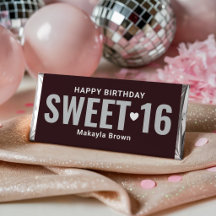 チョコレートでスイート16 誕生日おめでとう