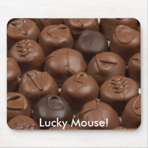 チョコレートでラッキーマウス! マウスパッド