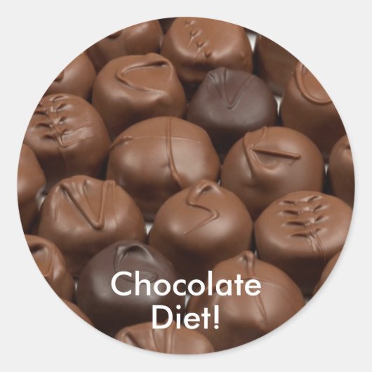 チョコレートで言え！ ラウンドシール (正面)