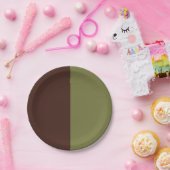 チョコレートとオリーブ ペーパープレート (パーティー)