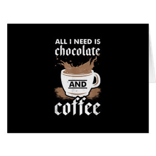 チョコレートとコーヒーが大好き