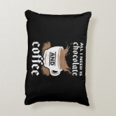 チョコレートとコーヒーが大好き アクセントクッション (裏面(縦))