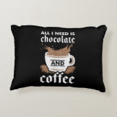 チョコレートとコーヒーが大好き アクセントクッション (裏面)