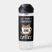 チョコレートとコーヒーが大好き ウォーターボトル (背面)