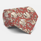 チョコレートとタンシーシェル、ココアの背景 ネクタイ (ロール)