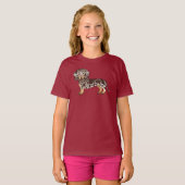 チョコレートとタンダリンゴースムージーコートダシュンドドッグ Tシャツ (正面フル)