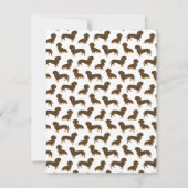 チョコレートとタン・ダシュント ノートカード (裏面)