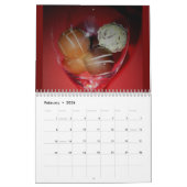 チョコレートとデザートカレンダー20XX カレンダー (2月 2026)