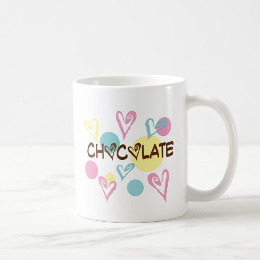 チョコレートとハート コーヒーマグカップ (右)