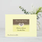 チョコレートとバタークリームザデイト招待状 セーブザデート (スタンド正面)