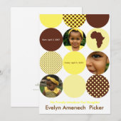 チョコレートとバナナ サークル 案内状 (正面/裏面)