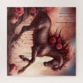 チョコレートとバラスタリオン ジグソーパズル (横)