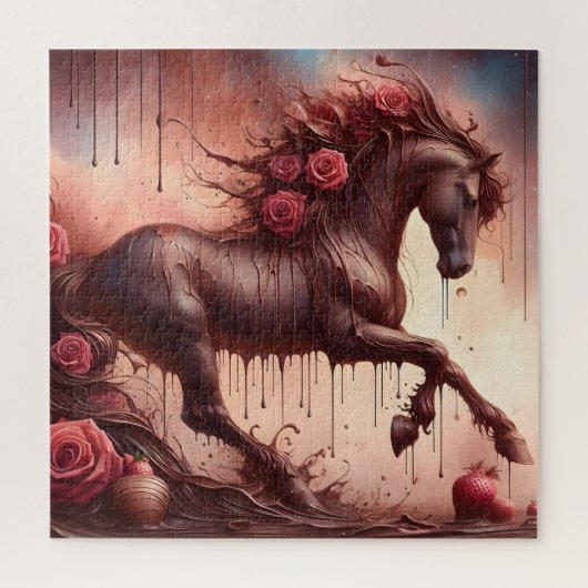 チョコレートとバラスタリオン ジグソーパズル (縦)