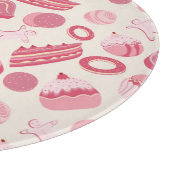 チョコレートとペストリーのパターン2 カッティングボード (角)