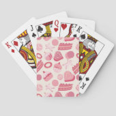 チョコレートとペストリーの模様2 トランプ (裏面)