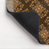 チョコレートと甘いパターン（の模様が）あるネズミ敷物 マウスパッド (コーナー)