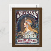 チョコレートと菓子 ポストカード (正面/裏面)