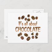 チョコレートについて ポストカード (正面/裏面)