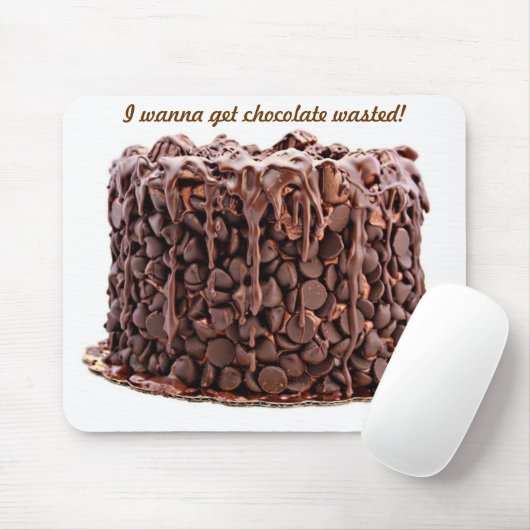 チョコレートによって無駄にされるケーキのmousepad マウスパッド (マウス)