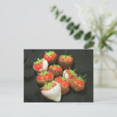 チョコレートに浸したイチゴ ポストカード (スタンド正面)