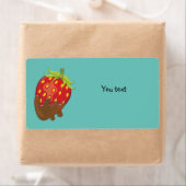 チョコレートに浸したイチゴ ラベル (インサイチュ)