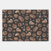 チョコレートのおいしい盛り合わせ ラッピングペーパーシート (正面3)