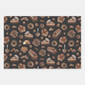 チョコレートのおいしい盛り合わせ ラッピングペーパーシート (正面2)