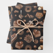 チョコレートのおいしい盛り合わせ ラッピングペーパーシート (インサイチュ)