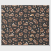 チョコレートのおいしい盛り合わせ ラッピングペーパー (フラット)