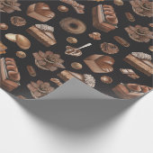 チョコレートのおいしい盛り合わせ ラッピングペーパー (角)