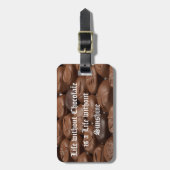 チョコレートのない人生は太陽のない人生 ラゲッジタグ (正面縦)