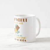 チョコレートのない日は冗談に似ている コーヒーマグカップ (正面右)