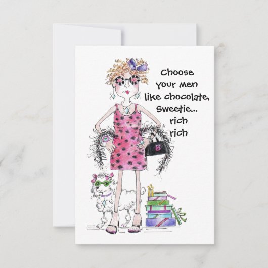 チョコレートのような男を選ぶ…金持ちの (正面)