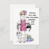 チョコレートのような男を選ぶ…金持ちの (正面/裏面)