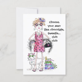 チョコレートのような男を選ぶ…金持ちの