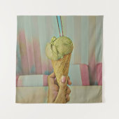 チョコレートのアイスクリーム タペストリー (正面)