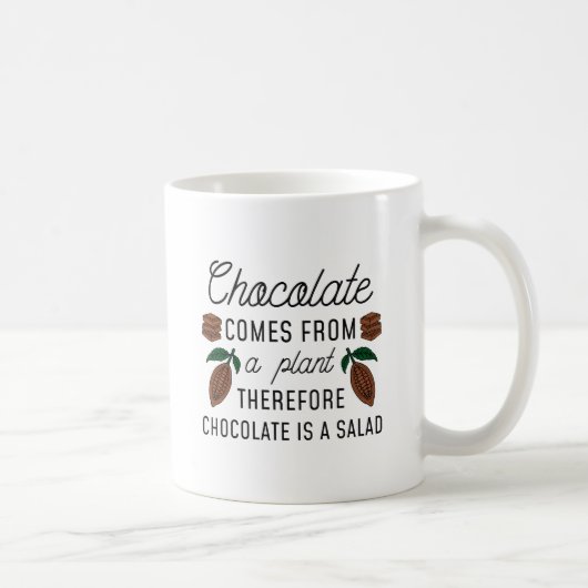 チョコレートのサラダ コーヒーマグカップ (右)