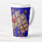 チョコレートのチェリー カフェラテマグ (右アングル)