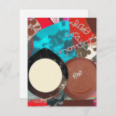 チョコレートのノートカード ノートカード (正面/裏面)